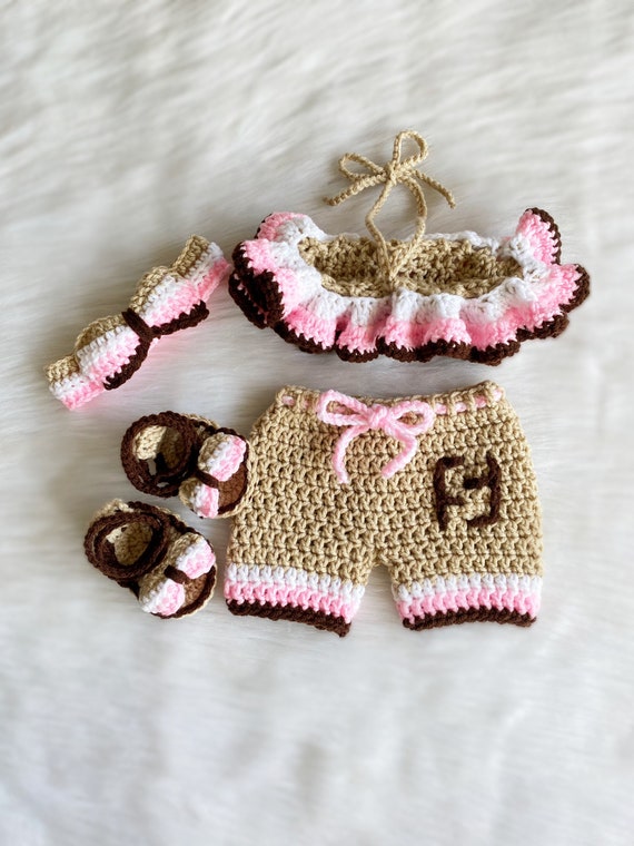fendi newborn outfit