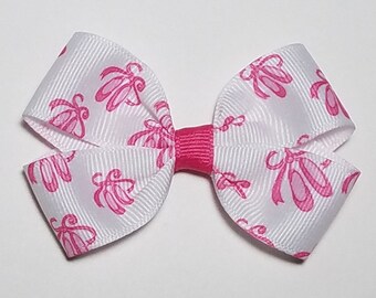 Over the Top Ballet Bow Ballet Boutique Hair Bow Ballet Dance Bow Dance Bow Dance Hair Bow Pink and Silver Ballet Bow Ballet Bow