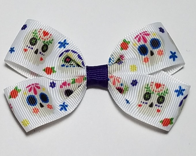 3" Sugar Skull Hair Bow *CLEARANCE*