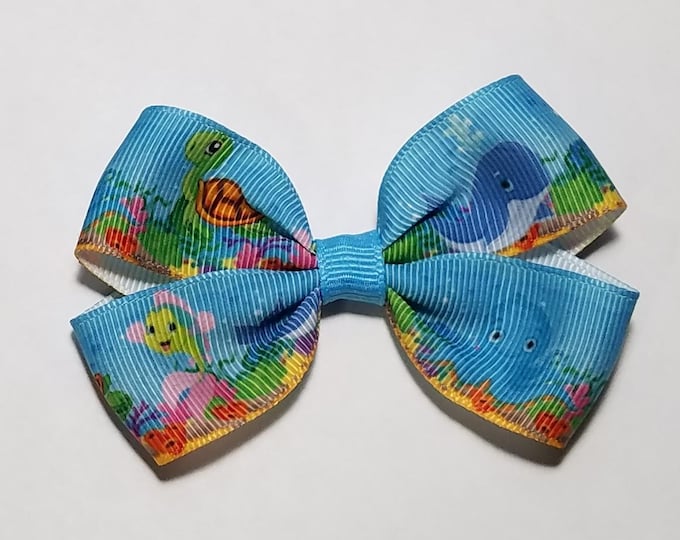 3" Ocean Animals Hair Bow *CLEARANCE*