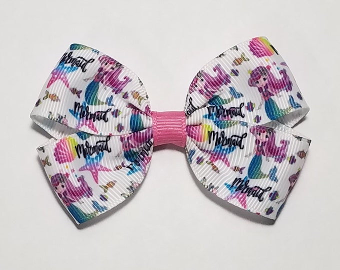 3" Mermaid Hair Bow