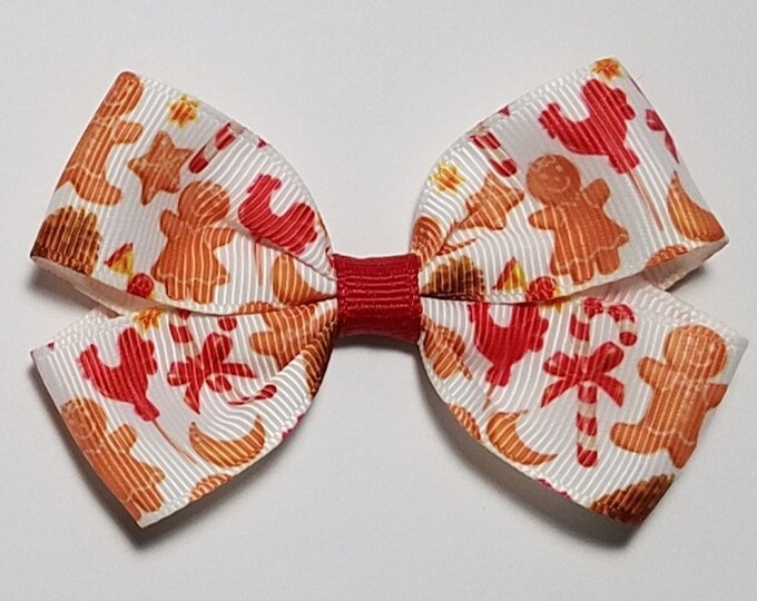 3" Gingerbread Cookie Hair Bow