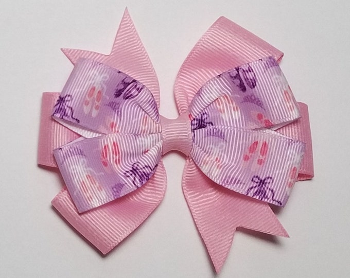 3.5" Ballet Hair Bow *You Choose Solid Bow Color*