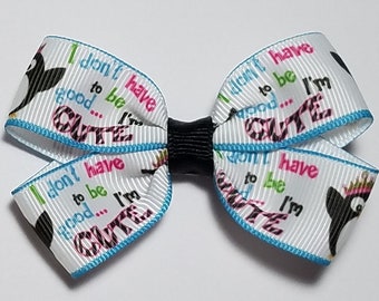 3" Penguin Hair Bow