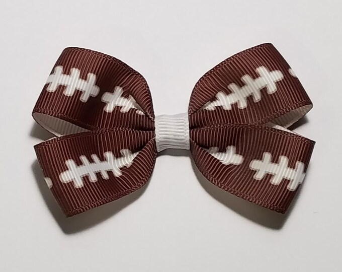 3" Football Hair Bow