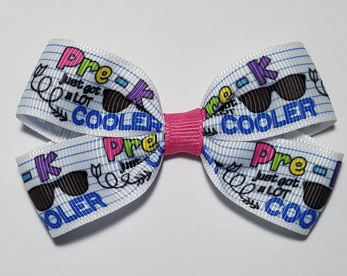 3" Pre-K Pre Kindergarten Hair Bow