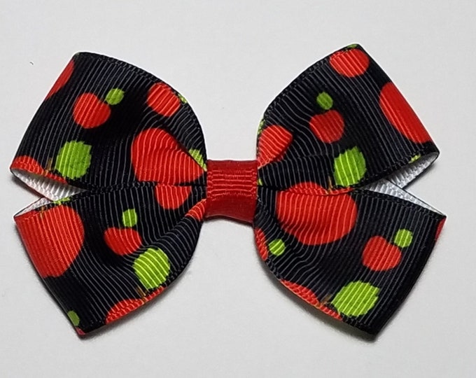 3" Apple Hair Bow *CLEARANCE*