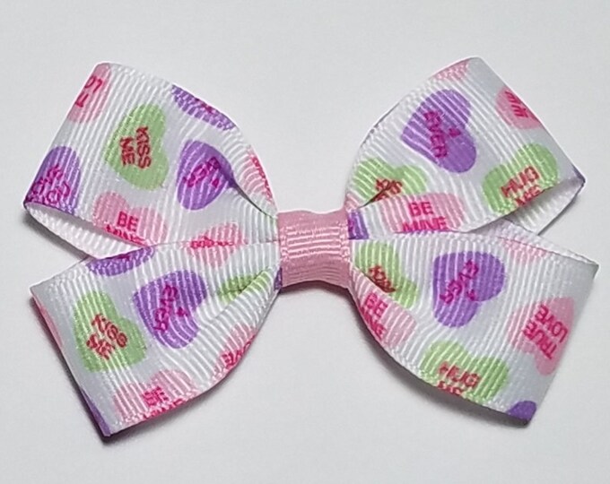 3" Conversation Heart Hair Bow