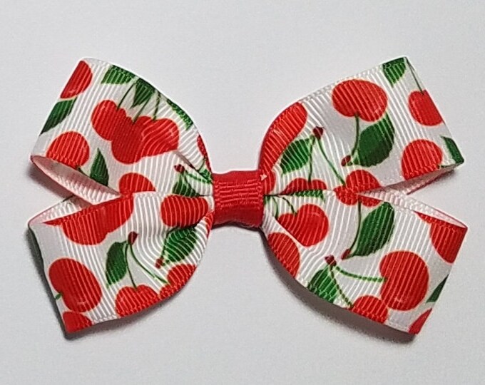 3" Cherry Hair Bow