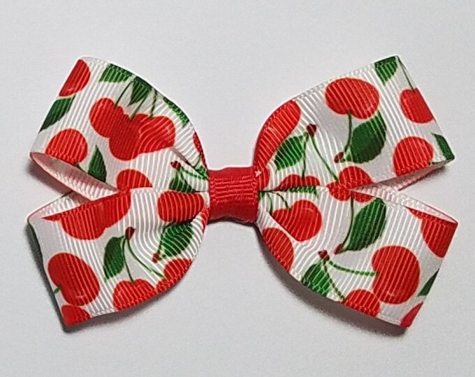 3" Cherry Hair Bow