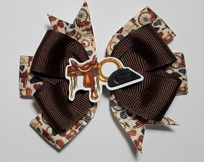 3.5" Horse Hair Bow *You Choose Solid Bow Color*