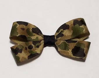 2.5" Camo Mini Hair Bow *CLEARANCE*