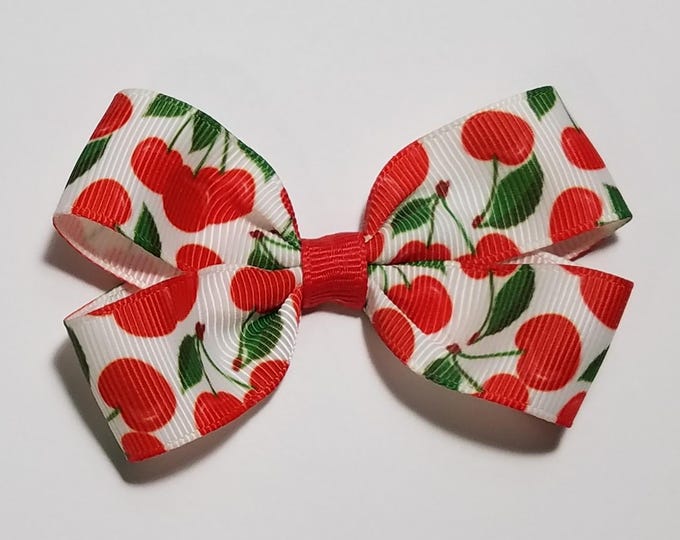 3" Cherry Hair Bow