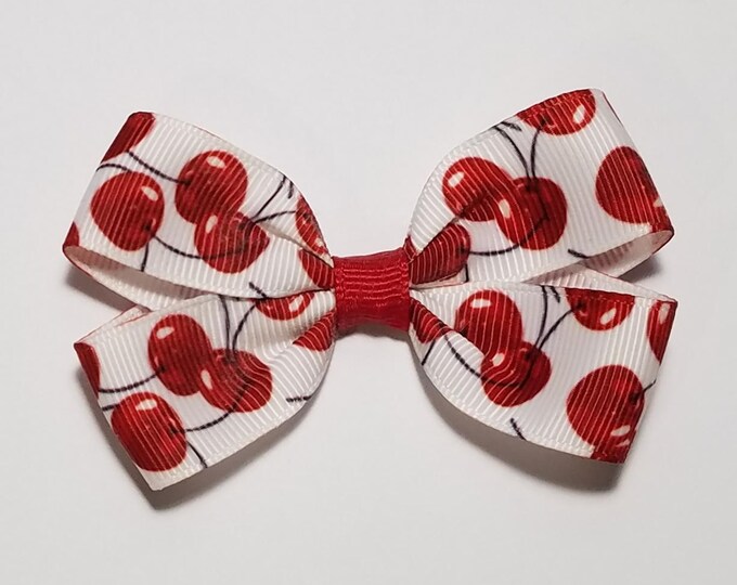 3" Cherry Hair Bow