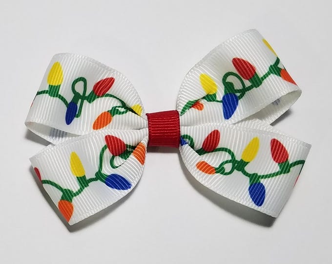 3" Christmas Lights Hair Bow
