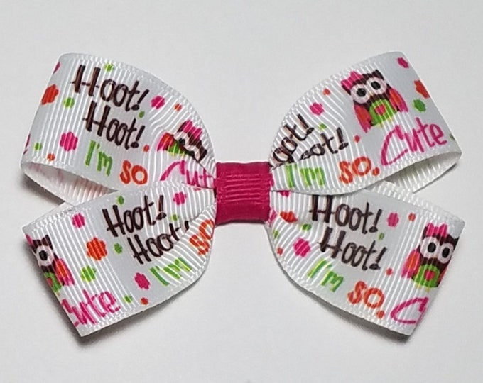 3" Owl Hair Bow *CLEARANCE*