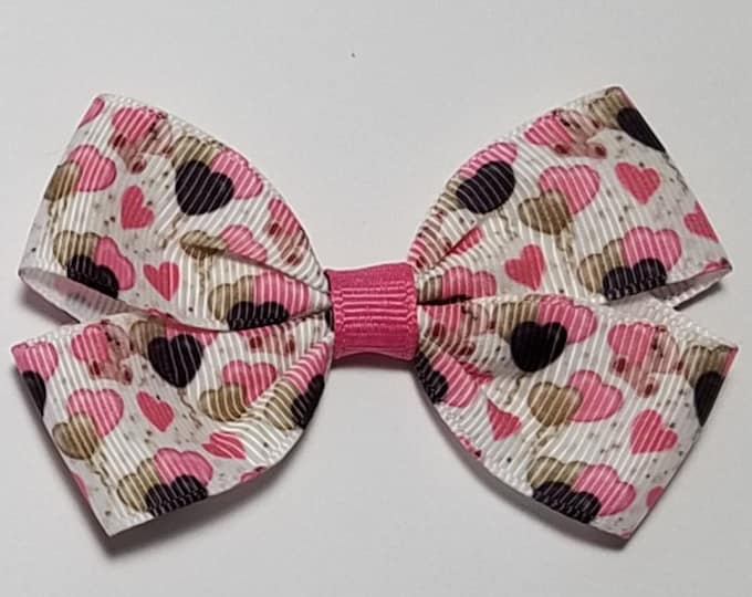 3" Teddy Bear Hair Bow