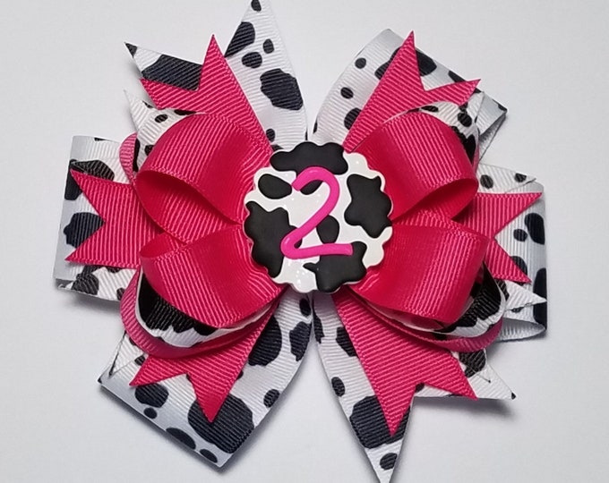 5" Pink 2nd Cow Birthday OTT