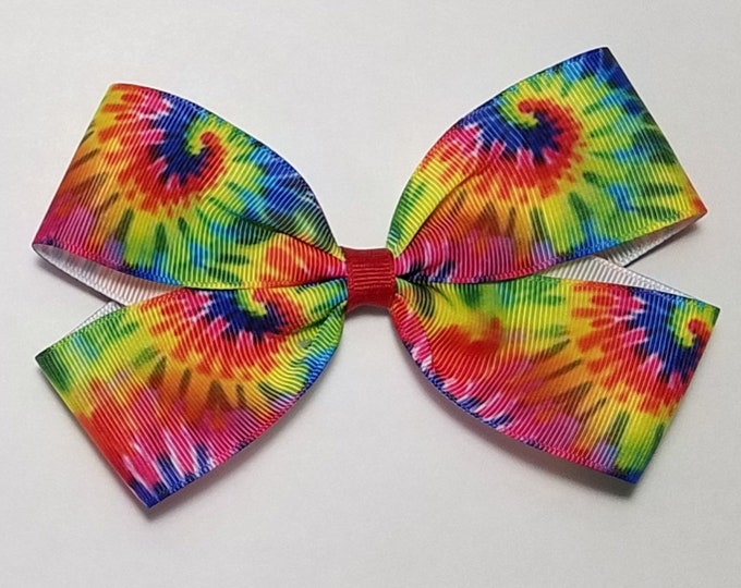 5" Tie Dye Hair Bow