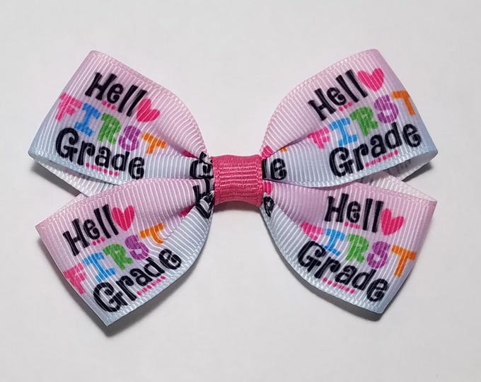 3" 1st Grade Hair Bow