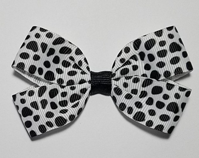 3" Dalmatian Puppy Spots Hair Bow