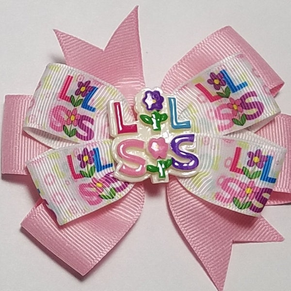 3.5" Little Sister Hair Bow *You Choose Solid Bow Color*