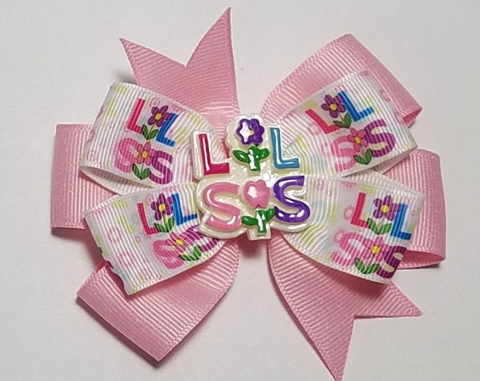 3.5" Little Sister Hair Bow *You Choose Solid Bow Color*