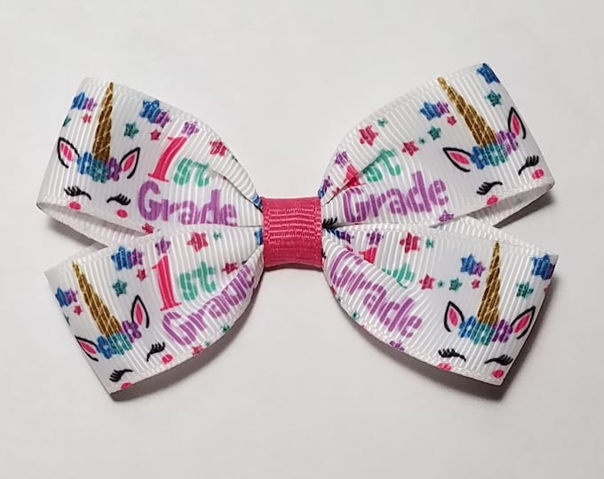 3" 1st Grade Hair Bow