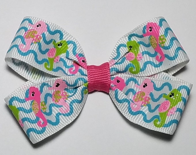 3" Seahorse Hair Bow