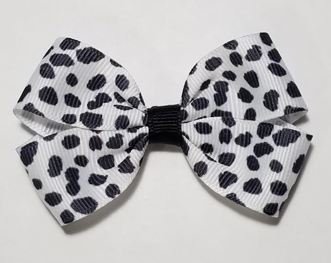 3" Dalmatian Puppy Spots Hair Bow