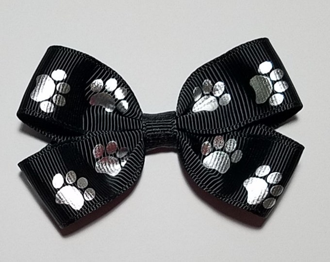 3" Paw Print Hair Bow