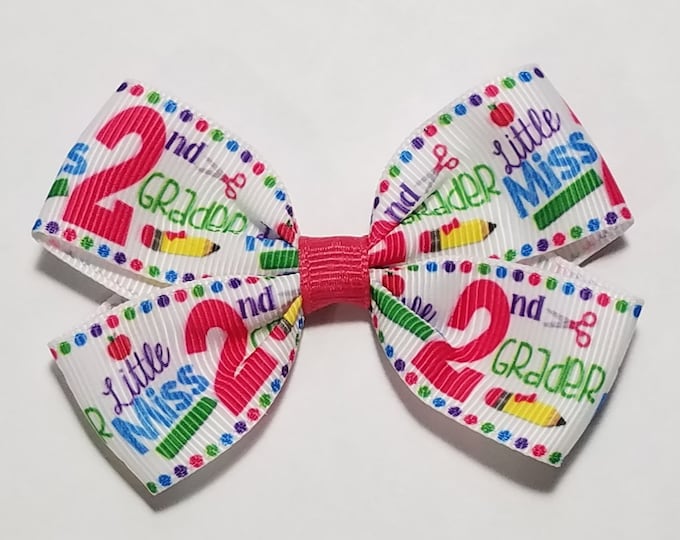 3" 2nd Grade Hair Bow