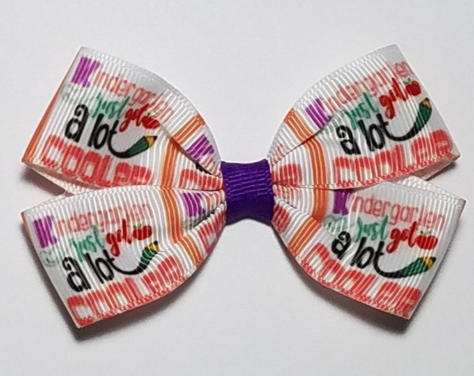 3" Kindergarten Hair Bow *CLEARANCE*