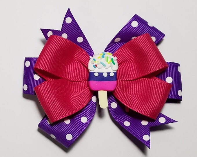 3.5" Ice Cream Hair Bow *CLEARANCE*