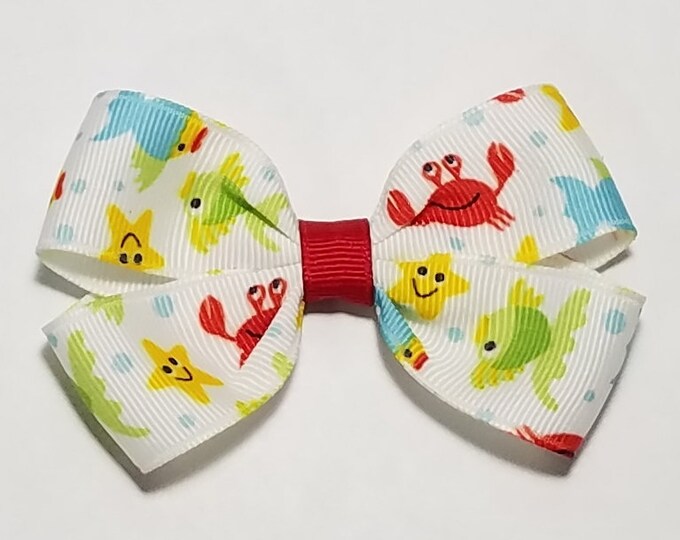 3" Ocean Animal Hair Bow *CLEARANCE*