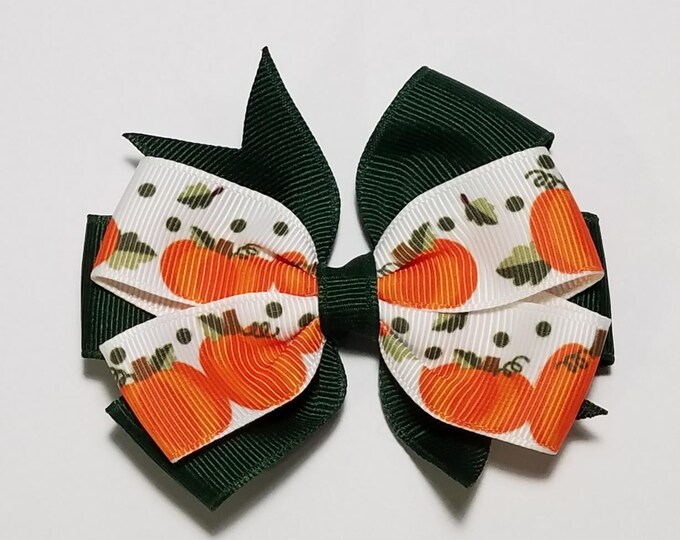 3.5" Pumpkin Hair Bow *CLEARANCE*