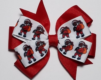 Lazo para el cabello de Papá Noel de 3.5" (puedes elegir el color del lazo)