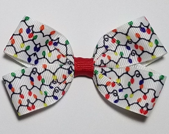 3" Christmas Lights Hair Bow