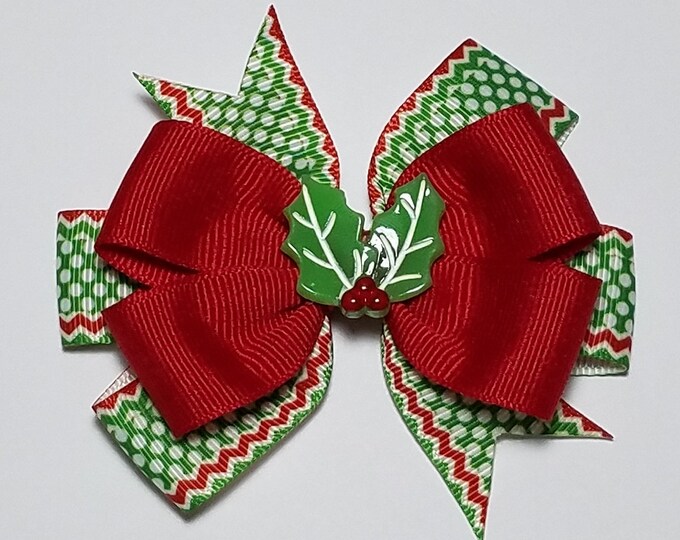3.5" Holly Leaf