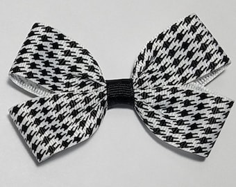 3" Houndstooth Hair Bow