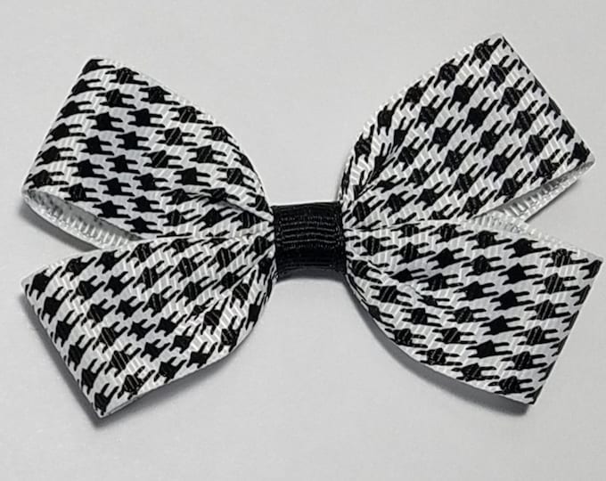 3" Houndstooth Hair Bow