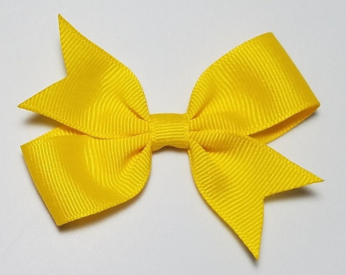 3" Solid Two Loop Hair Bow