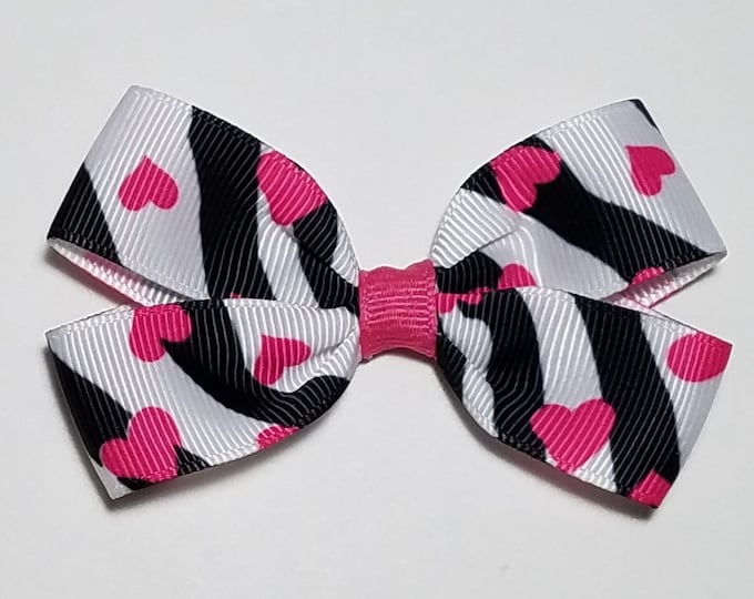 3" Zebra Hair Bow