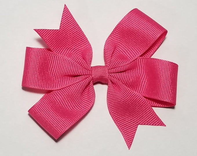 3" Solid Pinwheel Hair Bow *You Choose Color*