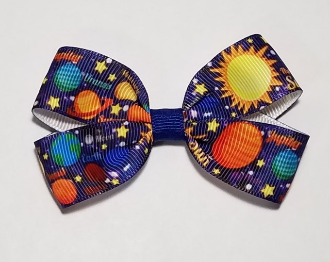 3" Planets Solar System Hair Bow