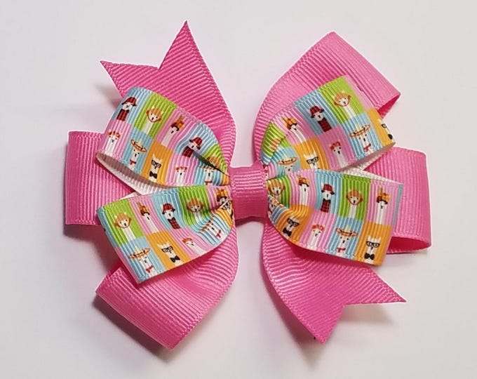 3.5" Llama Hair Bow *CLEARANCE*