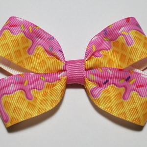 3&quot; Ice Cream Sprinkles Hair Bow