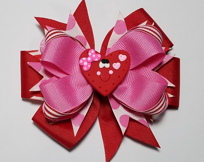 5" Heart OTT Hair Bow