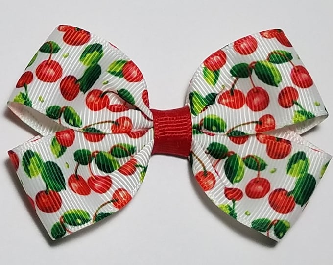3" Cherry Hair Bow