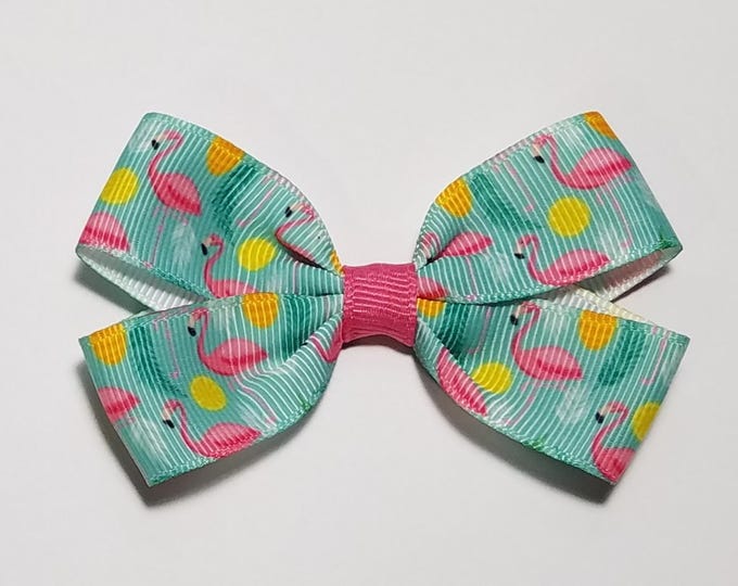 3" Flamingo Hair Bow